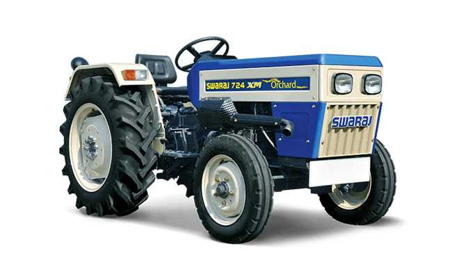 A Multipurpose And Fuel-Efficient Swaraj 724 XM Orchard Tractor A Multipurpose And Fuel-Efficient Swaraj 724 XM Orchard Tractor