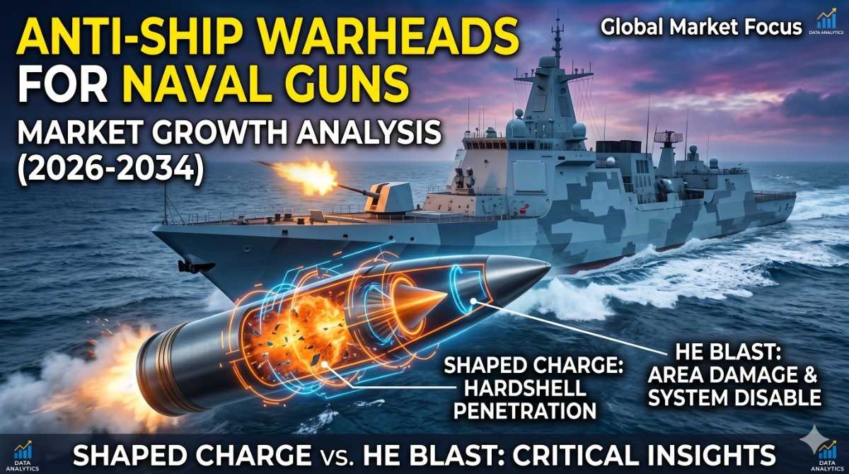 Anti-Ship Warhead (Shaped Charge, HE Blast) For Naval Guns Market Growth Analysis, Dynamics, Key Players And Innovations, Outlook And Forecast 2026-2034