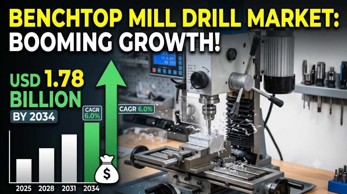 Benchtop Mill Drill Machine Market Growth Analysis, Dynamics, Key Players And Innovations, Outlook And Forecast 2026-2034