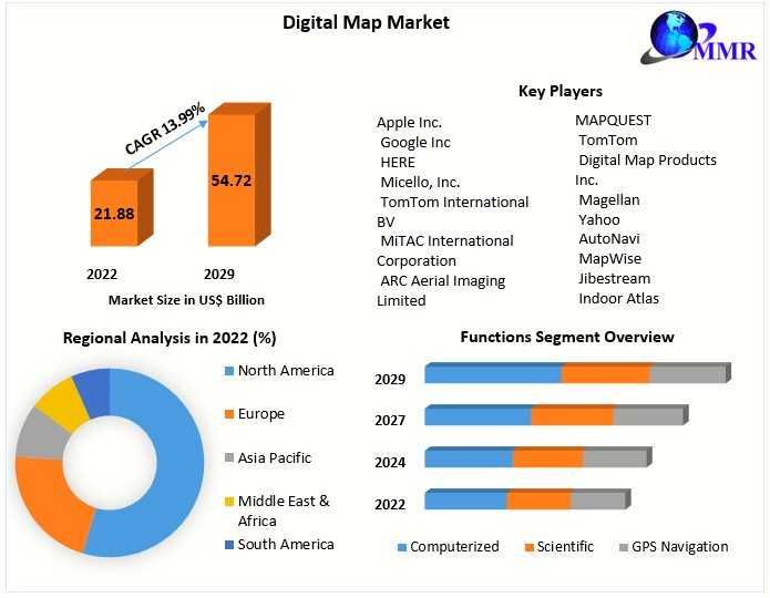 Digital Map Market Opportunity Assessments, Industry Revenue And Forecast 2029