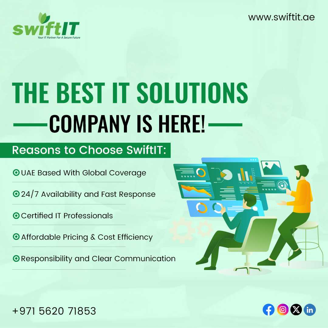 Enhancing Business Transformation With Comprehensive IT Solutions In Abu Dhabi - SwiftIT.ae