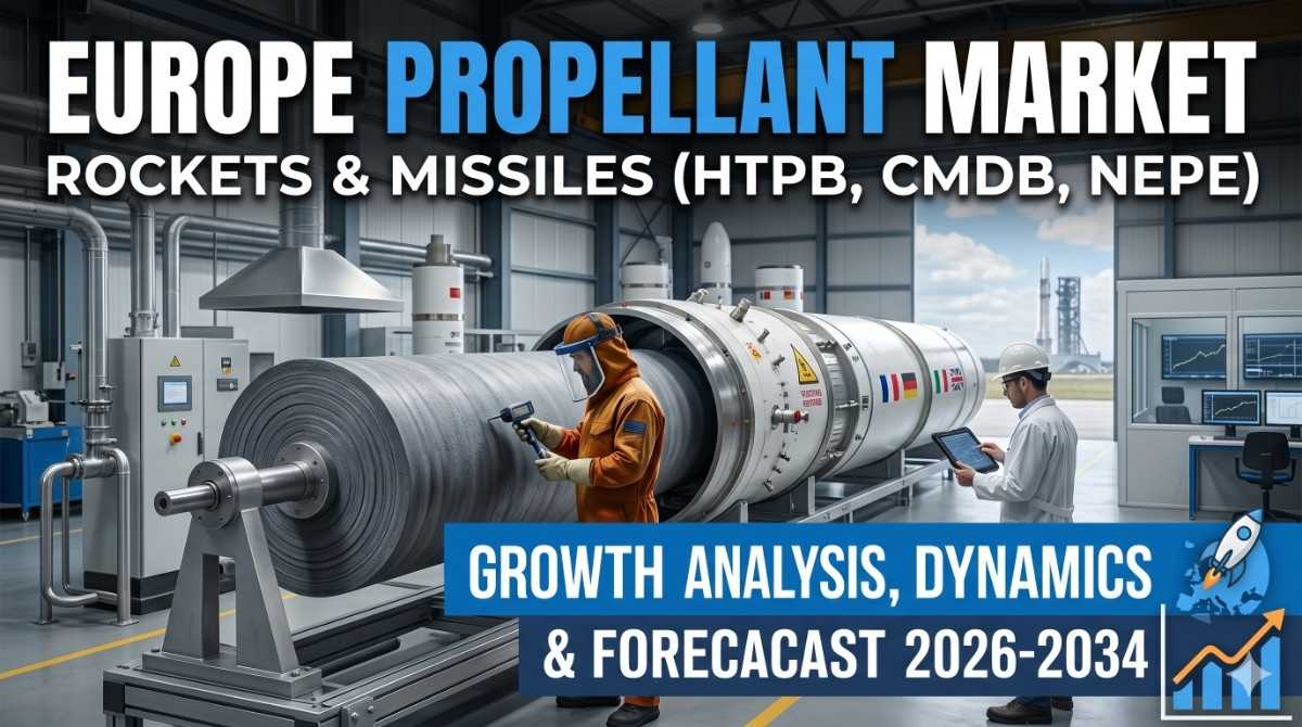 Europe Propellant For Rockets & Missiles (HTPB, CMDB, NEPE) Market Growth Analysis, Dynamics, Key Players And Innovations, Outlook And Forecast 2026-2034