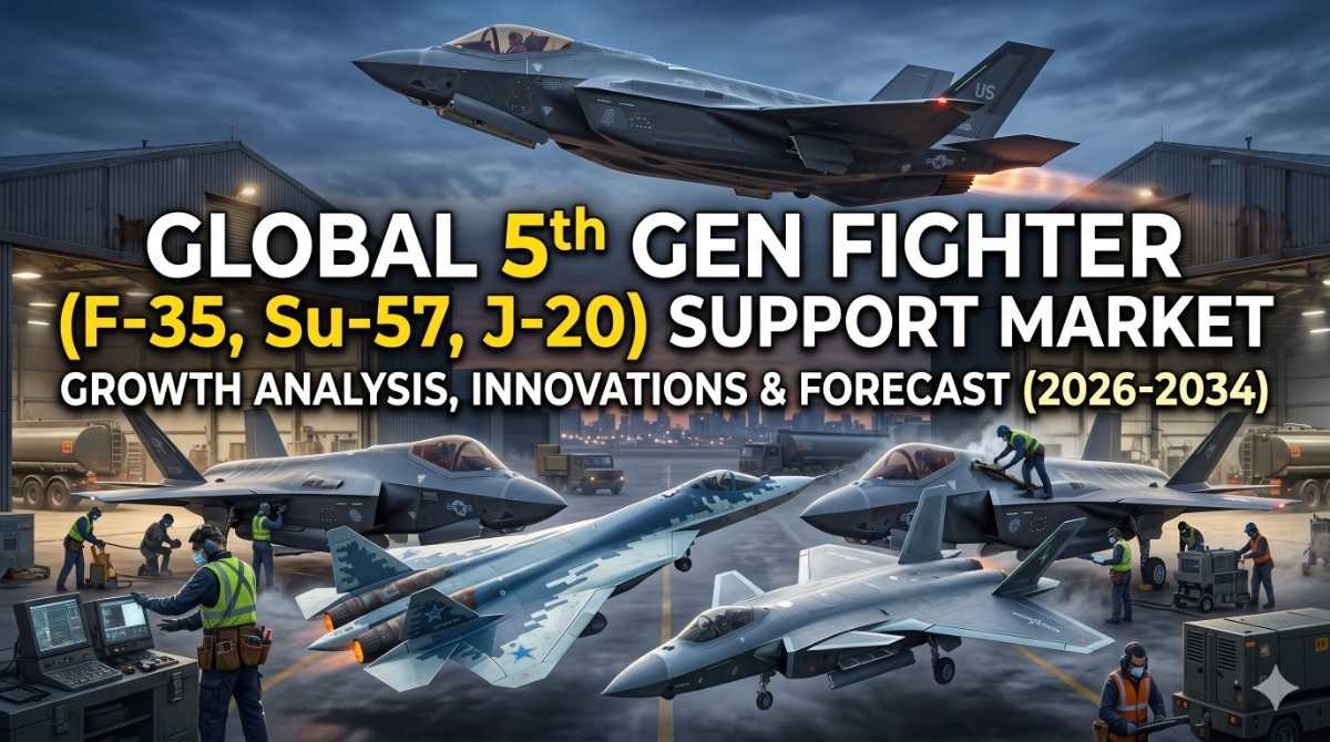 Fifth-Generation Fighter (F-35, Su-57, J-20) Support Market Growth Analysis, Dynamics, Key Players And Innovations, Outlook And Forecast 2026-2034