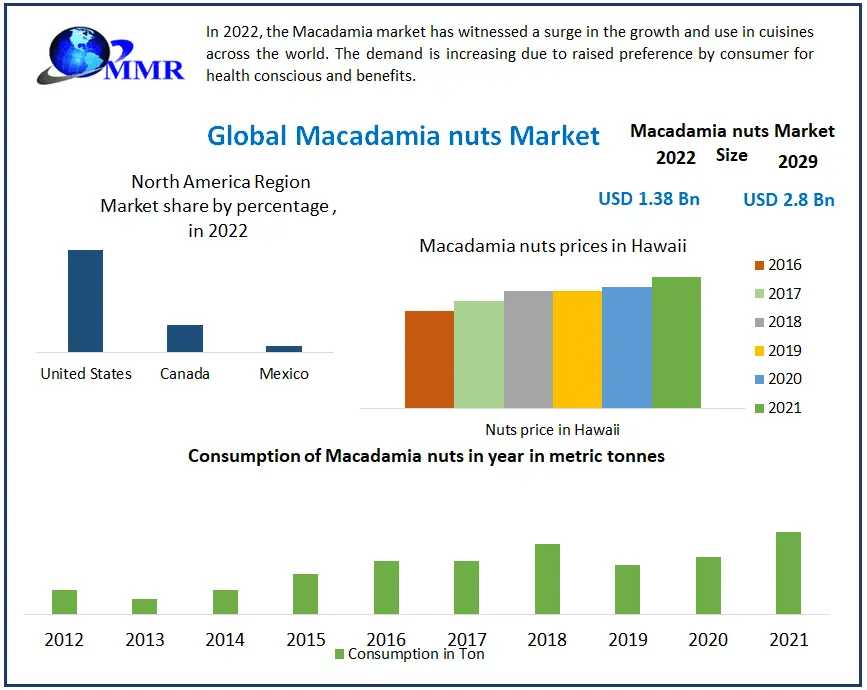 Macadamia Nuts Market Towards 2029: Trends, Size, And Forecasting The Future