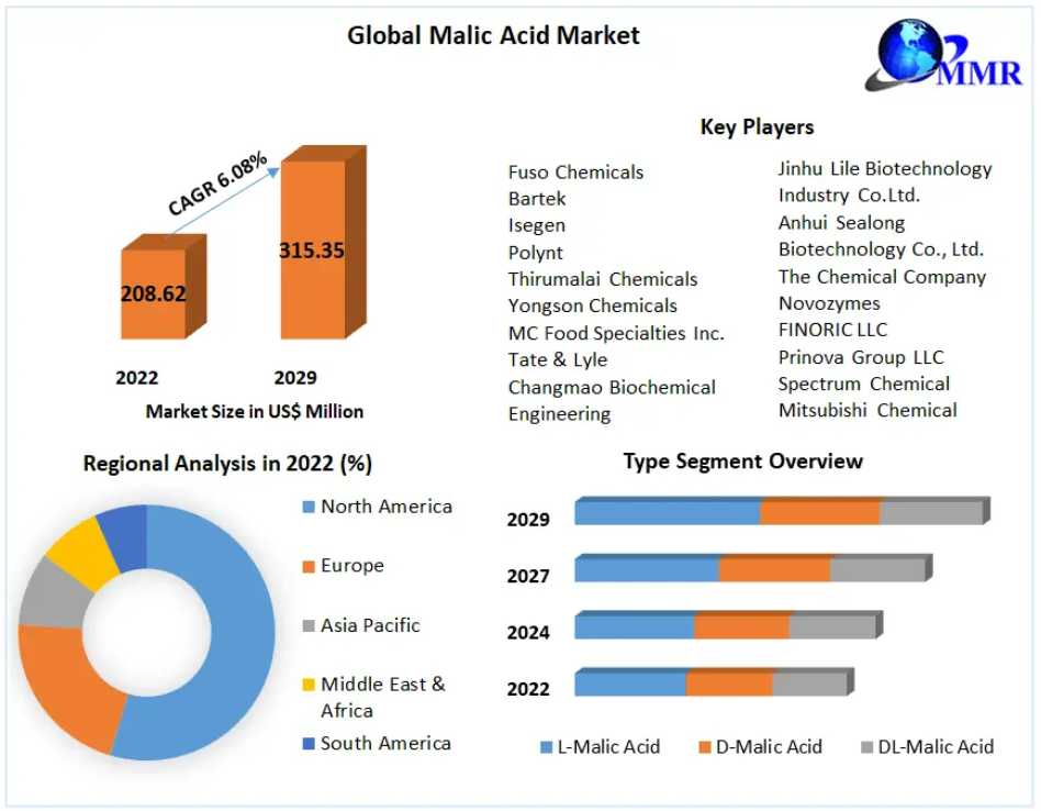 Malic Acid Market Strategic Trends, Growth And Forecast To 2029