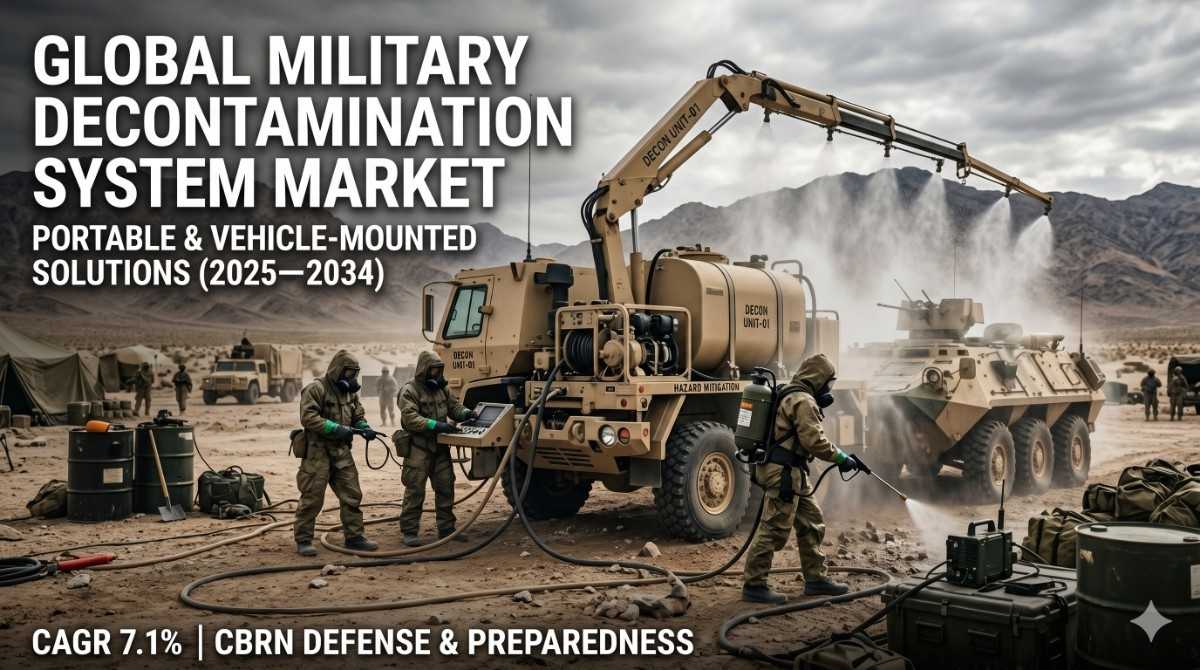 Military Decontamination System (Portable, Vehicle-Mounted) Market Growth Analysis, Dynamics, Key Players And Innovations, Outlook And Forecast 2026-2034