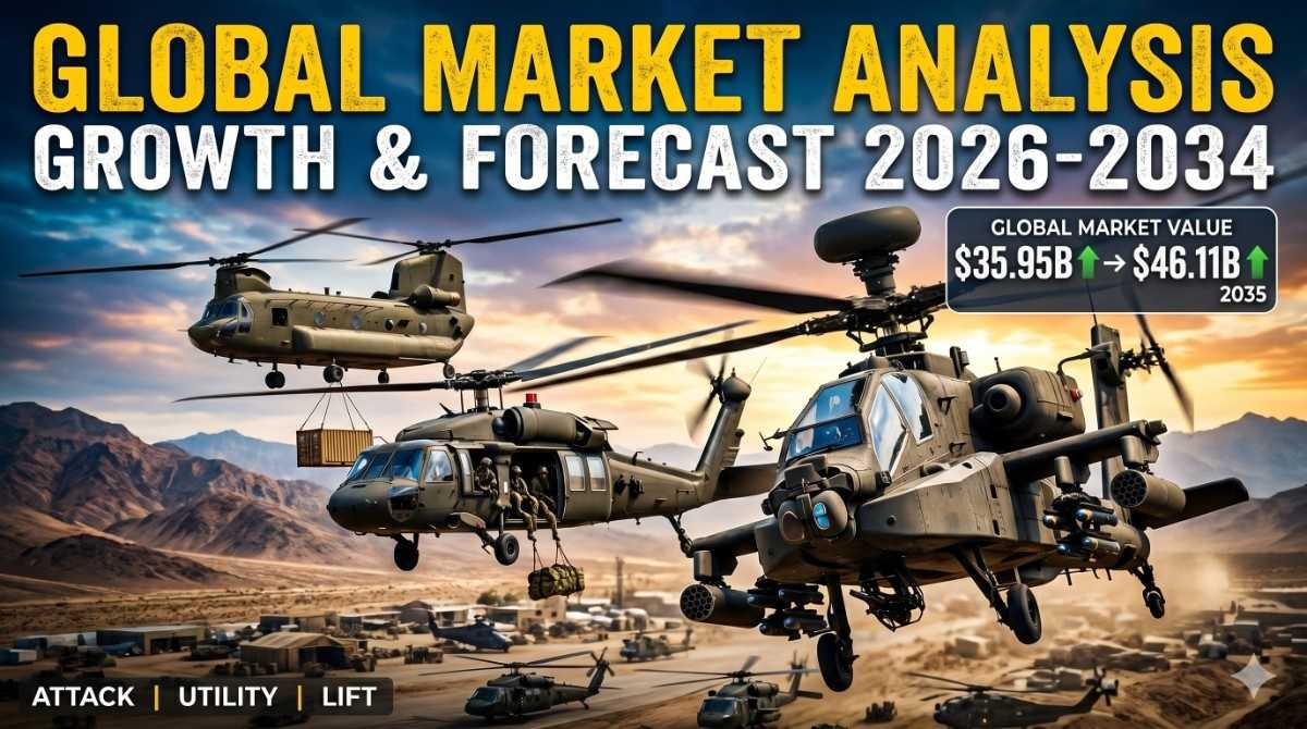 Military Helicopter (Attack, Utility, Lift) Market Growth Analysis, Dynamics, Key Players And Innovations, Outlook And Forecast 2026-2034