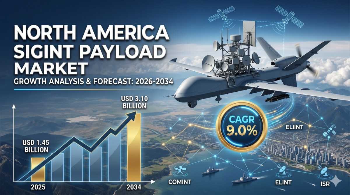 North America Signals Intelligence (SIGINT) Payload Market Growth Analysis, Dynamics, Key Players And Innovations, Outlook And Forecast 2026-2034