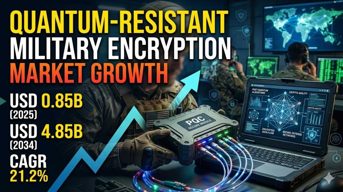 Quantum-Resistant Military Encryption Market Growth Analysis, Dynamics, Key Players And Innovations, Outlook And Forecast 2026-2034