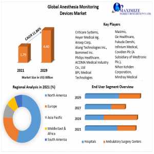 Anesthesia Monitoring Devices Market Analysis Of Key Trend, Industry Dynamics And Future Growth 2022-2029