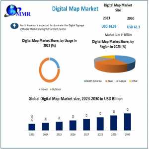 Digital Map Market Expected To Achieve USD 63.30 Bn By 2030, Driven By 14.2% CAGR