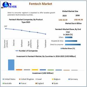 Femtech Market Size, Top Players, Growth Rate, Estimate And Forecast 2030