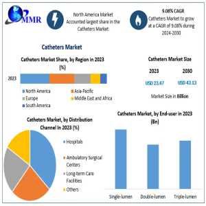 Global Catheters Market Analysis: From USD 23.47 Billion In 2023 To A Projected USD 43.13 Billion By 2030