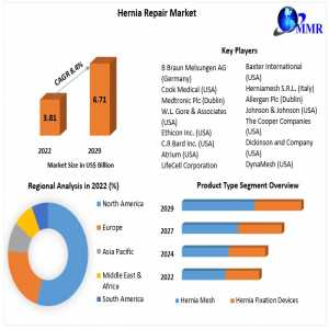 Hernia Repair Market Trends, Segmentation, Regional Outlook, Future Plans And Forecast To 2030