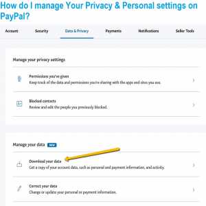 How Do I Manage My Privacy & Personal Settings On PayPal?