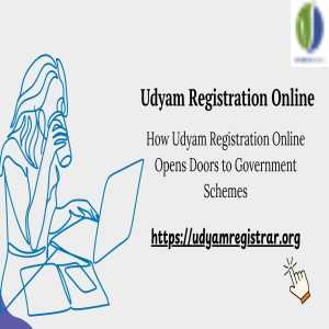 How Udyam Registration Online Opens Doors To Government Schemes