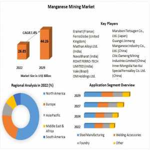 Manganese Mining Market Analysis Of Production, Future Demand, Sales And Consumption Research Report To 2029