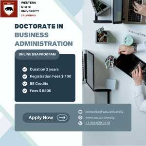Online DBA Program: A Pathway To Leadership And Innovation At Western State University