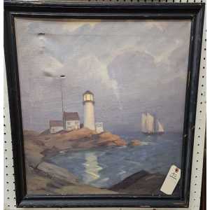 Paintings By Gruppe, Carlson, Plus Mid-Century Furniture, Are In George Cole's March 8th Auction