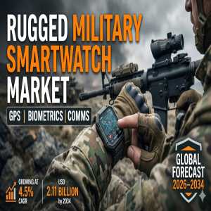Rugged Military Smartwatch (GPS, Biometrics, Comms) Market Growth Analysis, Dynamics, Key Players And Innovations, Outlook And Forecast 2026-2034