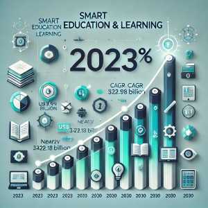 Smart Education & Learning Market Analysis: 22.7% CAGR Through 2024-2030