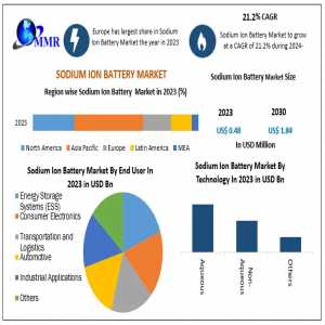 Sodium Ion Battery Market Growth, Trends, Size, Share, Industry Demand, Global Analysis 2030