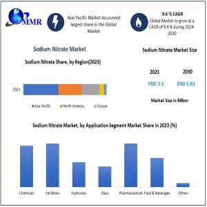 Sodium Nitrate Market Forecast (2024-2030): 9.4% CAGR To Reach USD 5.81 Billion