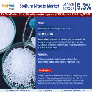 Sodium Nitrate Market Set For Explosive Growth With 5.3% CAGR By 2028