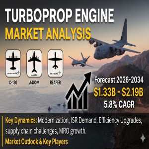 Turboprop Engine (C-130, A400M, Reaper) Market Growth Analysis, Dynamics, Key Players And Innovations, Outlook And Forecast 2026-2034