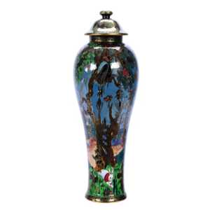 Woody Auction's Sep 27 Antique Auction Boasts Muller Croismare, Fairyland Lustre And A Wiggins Oil