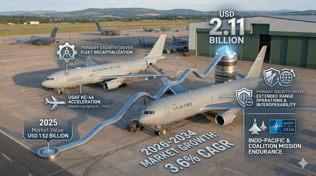 Tanker Aircraft (KC-46, A330 MRTT) Market Growth Analysis, Dynamics, Key Players And Innovations, Outlook And Forecast 2026-2034