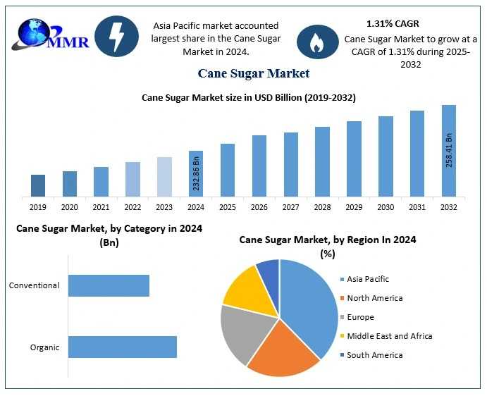 Which Regions Are Leading The Cane Sugar Market Expansion?